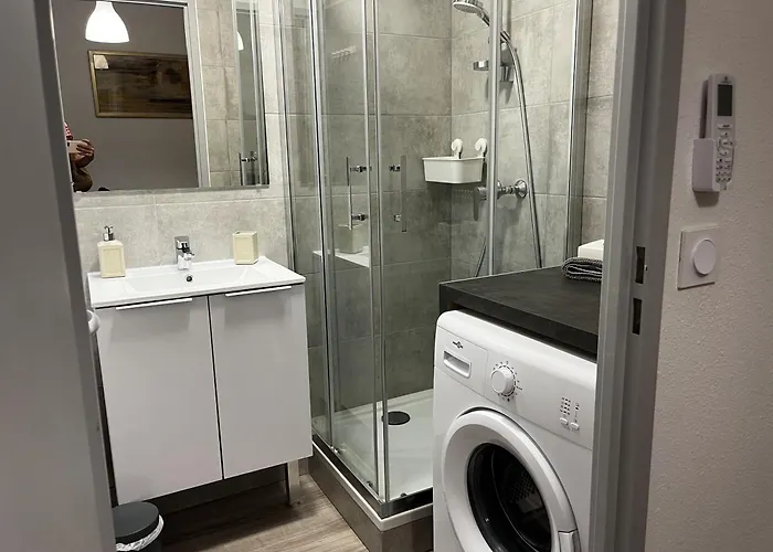 L'instant Detente Avec Terrasse Climatisation Et Parking شقة *